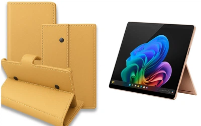 Книга-трансформер Armor для планшета Microsoft Surface Pro 10, Pro 11, Pro 11 X Elite, цвет Gold