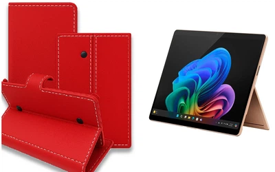 Книга-трансформер Armor для планшета Microsoft Surface Pro 10, Pro 11, Pro 11 X Elite, цвет Red