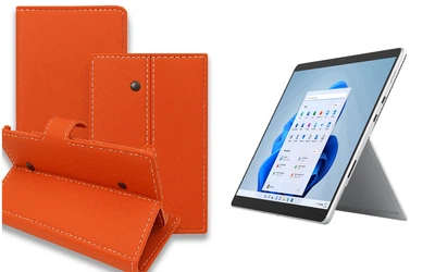Книга-трансформер Armor для планшета Microsoft Surface Pro 8, Pro 9, цвет Orange