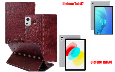 Книга-трансформер Armor для планшета Ulefone Tab A7, Tab A8, цвет Viski