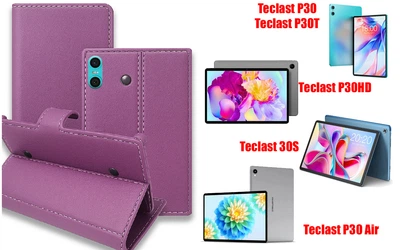 Книга-трансформер Armor для планшета Teclast P30, P30HD, P30S, P30T, P30 Air, цвет Violet