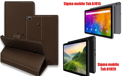 Книга-трансформер Armor для планшета Sigma mobile Tab A1015, TAB A1020, цвет TM brown