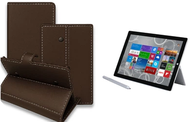 Книга-трансформер Armor для планшета Microsoft Surface Pro 2, Pro 3, Pro 4, цвет TM brown