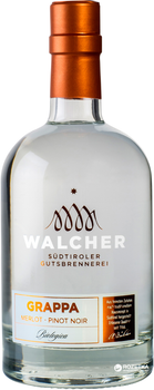 Граппа Walcher Merlot - Pinot Noir 0.5 л 40% (8016448002294/8016448001266)