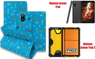 Книга-трансформер Armor для планшета Ulefone Armor Pad, Armor Pad 2, цвет Fashion blue