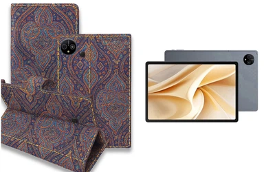 Книга-трансформер Armor для планшета Ulefone Tab A11, Tab A11 Pro, цвет Pestryy