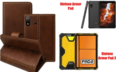 Книжка-трансформер Armor для планшета Ulefone Armor Pad, Armor Pad 2, колір Kashtanovyy