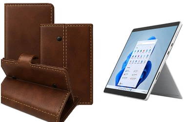 Книга-трансформер Armor для планшета Microsoft Surface Pro 8, Pro 9, цвет Kashtanovyy