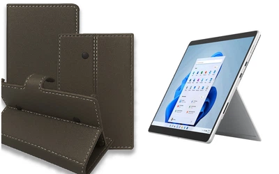 Книга-трансформер Armor для планшета Microsoft Surface Pro 8, Pro 9, цвет Gray tm