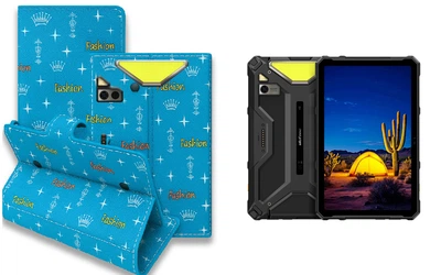 Книга-трансформер Armor для планшета Ulefone Armor Pad 4 Ultra, цвет Fashion blue