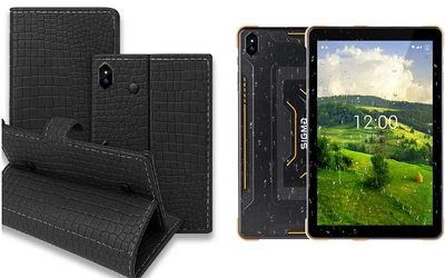 Книжка-трансформер Armor для планшета Sigma mobile TAB A1033 X-treme, колір Crocodile