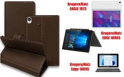 Книга-трансформер Armor для планшета Kruger&Matz EAGLE 1073, EDGE 1088S, Edge 1089S, цвет TM brown