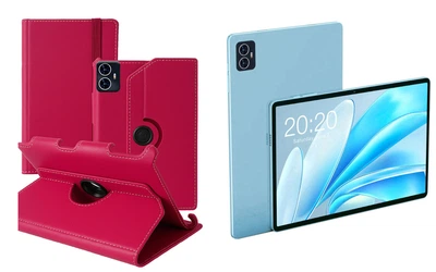 Чохол Spinner360 для планшета Teclast M50, колір Malinovyy