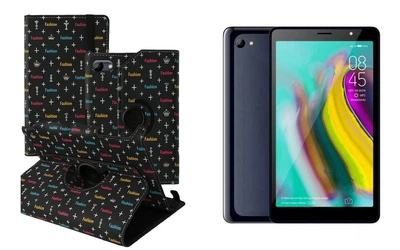 Чехол Spinner360 для планшета Tecno Tab 7 P704a, цвет Fashion black