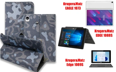 Книга-трансформер Armor для планшета Kruger&Matz EAGLE 1073, EDGE 1088S, Edge 1089S, цвет Khaki winter