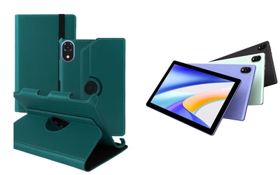 Чехол Spinner360 для планшета DOOGEE Tab U10, цвет Biruza