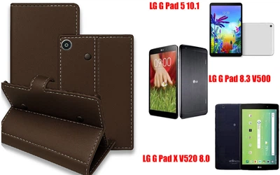 Книжка-трансформер Armor для планшета LG G Pad 5 10.1, Pad 8.3, Pad X 8.0, колір TM brown
