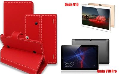 Книга-трансформер Armor для планшета Onda V10, V10 Pro, цвет Red