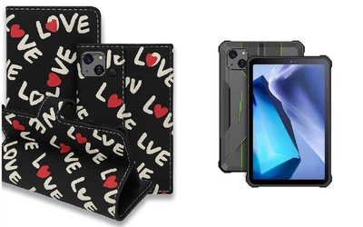 Книга-трансформер Armor для планшета Oukitel RT3, Oukitel RT3 Pro, цвет Love