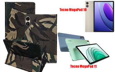 Книга-трансформер Armor для планшета Tecno MegaPad 10, MegaPad 11, цвет Saxara