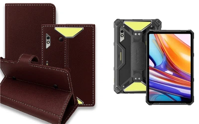 Книга-трансформер Armor для планшета Ulefone Armor Pad 3 Pro, цвет Wine-Red