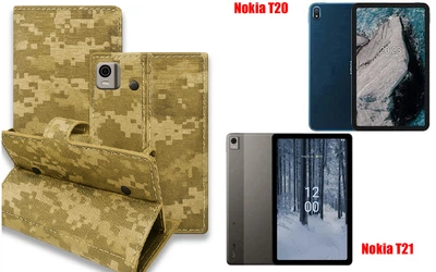Книга-трансформер Armor для планшета Nokia T20, Nokia T21, цвет Pixel