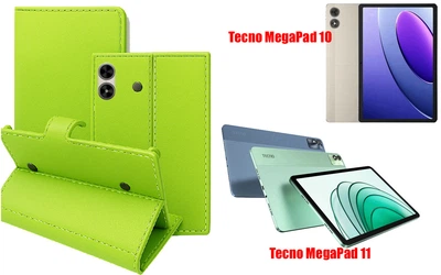 Книга-трансформер Armor для планшета Tecno MegaPad 10, MegaPad 11, цвет Lime