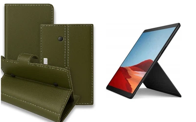 Книга-трансформер Armor для планшета Microsoft Surface Pro X, цвет Olive