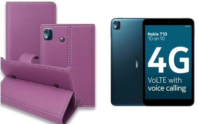 Книга-трансформер Armor для планшета Nokia Tab T10, цвет Violet
