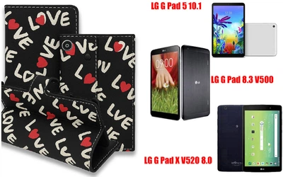 Книжка-трансформер Armor для планшета LG G Pad 5 10.1, Pad 8.3, Pad X 8.0, колір Love