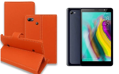 Книга-трансформер Armor для планшета Tecno Tab 7 P704a, цвет Orange