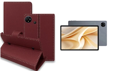 Книга-трансформер Armor для планшета Ulefone Tab A11, Tab A11 Pro, цвет Bordo