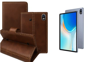 Книга-трансформер Armor для планшета Ulefone Tab W10, цвет Kashtanovyy