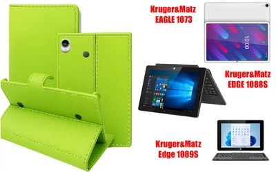 Книга-трансформер Armor для планшета Kruger&Matz EAGLE 1073, EDGE 1088S, Edge 1089S, цвет Lime