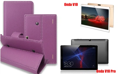 Книга-трансформер Armor для планшета Onda V10, V10 Pro, цвет Violet