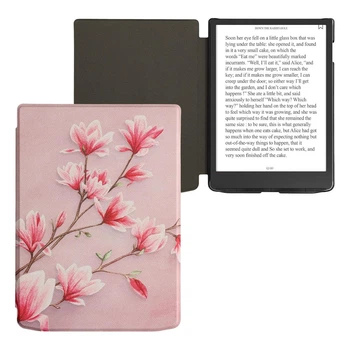 Обложка чехол kwmobile Flip для PocketBook 743K3 InkPad Color 3 Magnolias