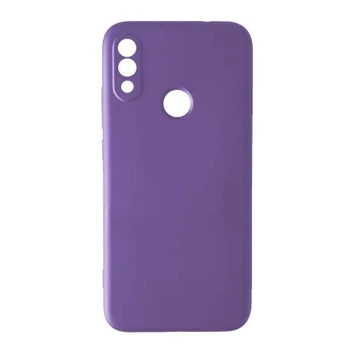 Чохол Silicone Case Camera (no logo) для Xiaomi Redmi Note 7 lilac