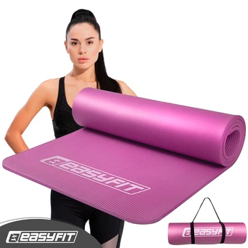 Коврик для фитнеса и йоги EasyFit NBR 10 мм Розовый 4922065