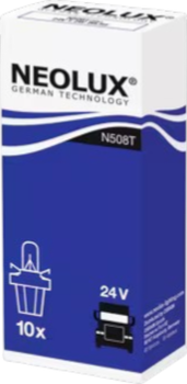 Набір лампочок розжарювання Neolux B8.5d 1.2W 24V 10 шт. (4008321769503)