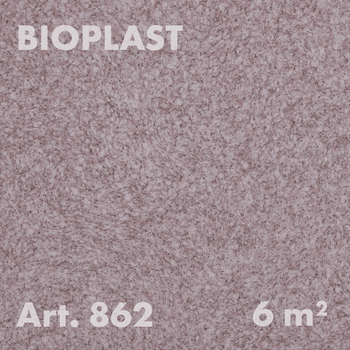 Жидкие обои Bioplast Арт. 862, 1кг, 6 м², целлюлозное волокно, розовый (пастельно-розовый)