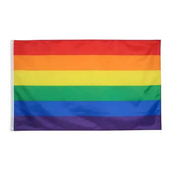 ЛГБТ флаг 150*90 см. Радужный флаг. LGBT flag