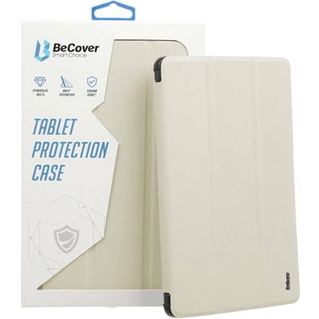 Чохол-книжка BeCover Tri Fold Soft TPU Silicone для Apple iPad Pro Pro 13" M4 2024 Beige (711751)