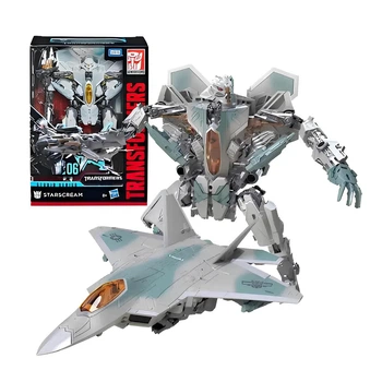 Трансформер Вояжер Старскрим. Transformers Voyager Starscream. Экшн-фигурка трансформер-самолет 18см