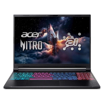 Ноутбук Acer 16 Nitro V 16S ANV16S-41 WUXGA IPS/AMD R7-260/32GB/1TB/RTX 5060 8GB/Linux/Black (NH.U03EU.006)