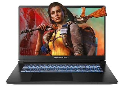 Ноутбук Dream Machines 17 RT5060-17 FHD IPS/AMD R7-260/32GB/1TB/RTX 5060 8GB/DOS/Black (RT5060-17UA21)