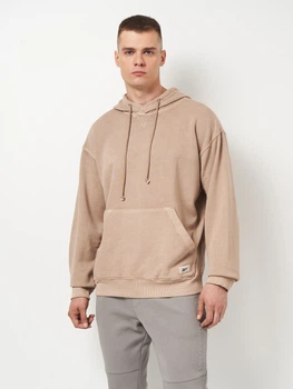 Худі чоловіче Reebok 3W CL ND FT HT8195 M Бежеве (4066751141559)