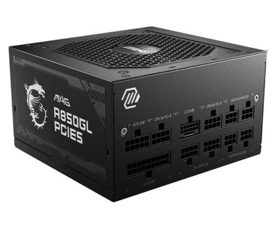 Блок питания 850 Вт, MSI MAG A850GL PCIE5, Black