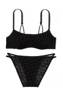 Комплект Victoria’s Secret Pink чорний М