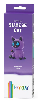 Пластична маса Hey Clay Пухнасті звірята Кіт сіамський HCL30112CEE (5908273000237)