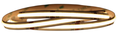 Професійна світлодіодна стрічка MW Lighting UQS COB 5 Вт/м 12В 320LED 3000K CRI90 IP20 5м (5902135162156)